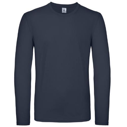 B & C Collection B&C #E150 Long Sleeve Navy